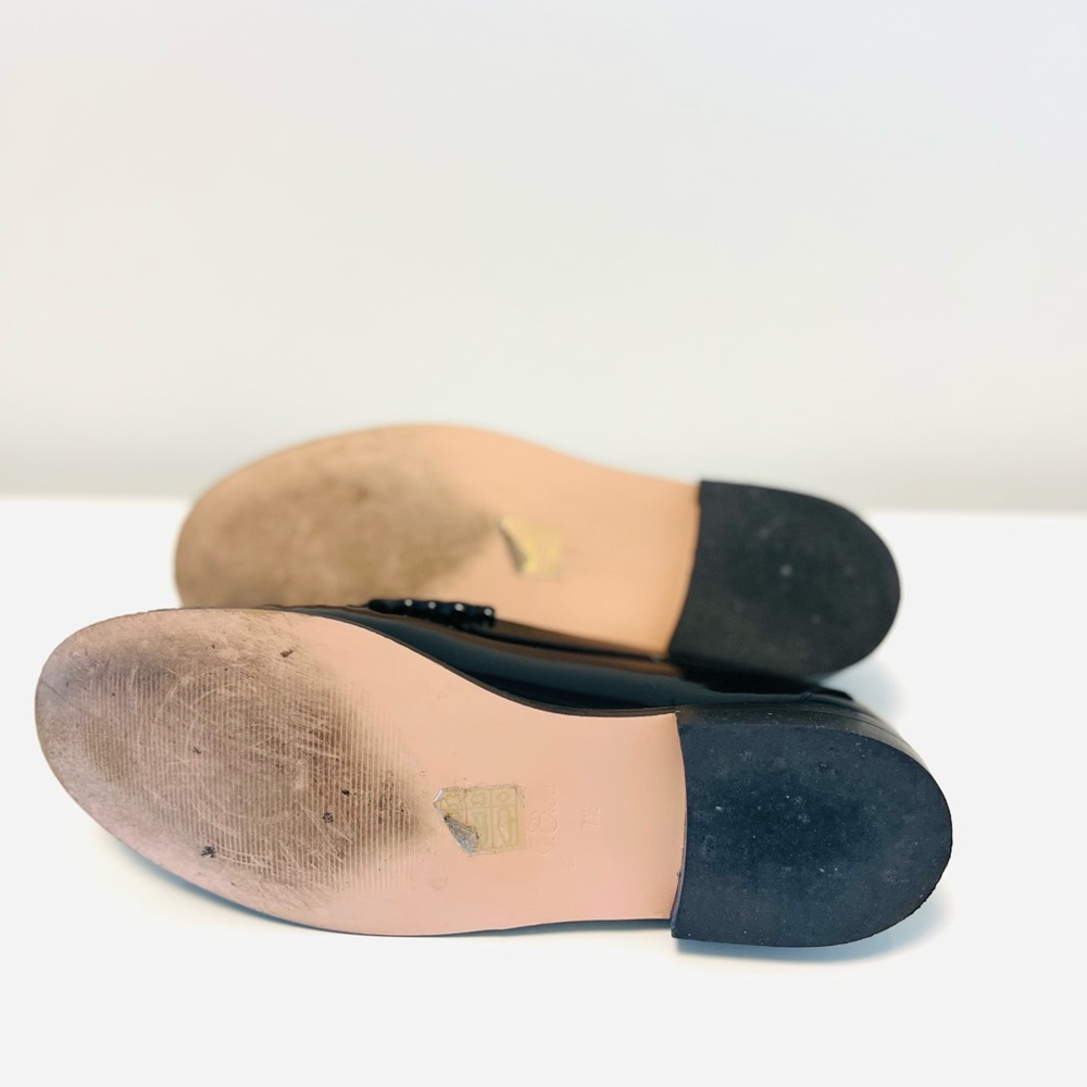 J. Crew Black Leather Loafers - Picture 6 of 9